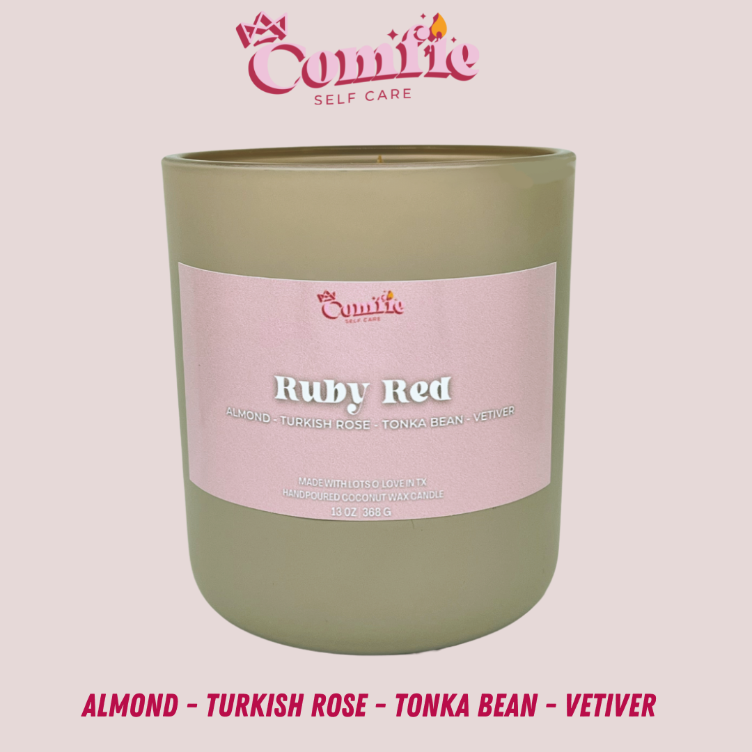 Ruby Red Candle