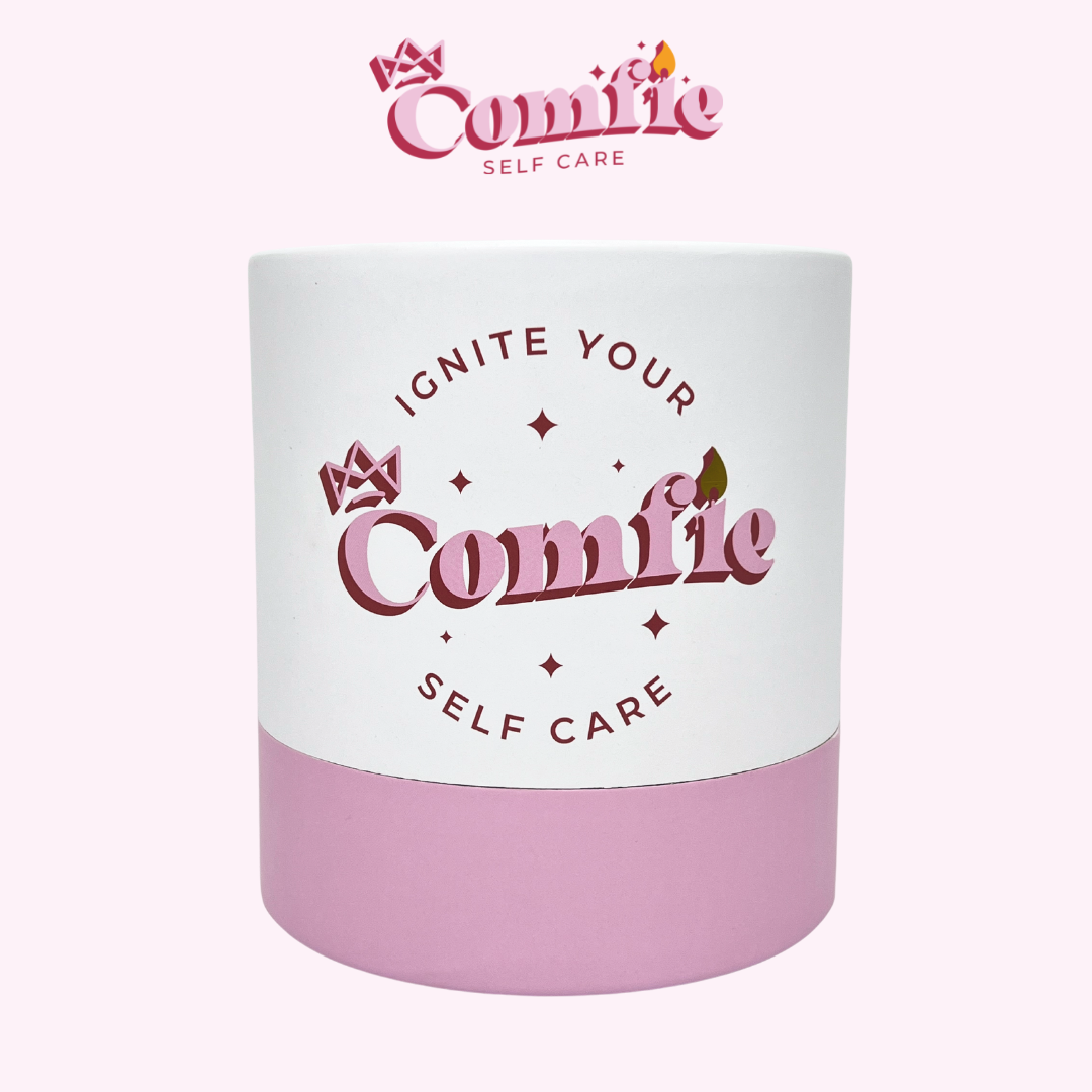 Pink Spun Sugar Candle