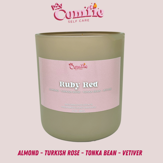 Ruby Red Candle